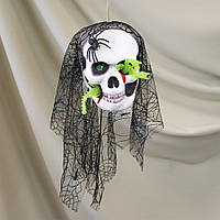 Декор підвісний череп Астарта 13808 (чорний)