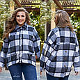 Сорочка класу люкс з кашеміру в клітинку Модель: 4907-0187 Колір: чорний, блакитний, джинс, рожевий, фото 4