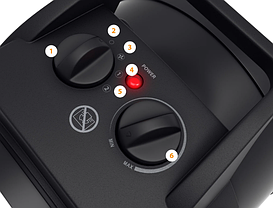 Тепловентилятор керамічний  Brandson 3кВт вентилятор обігрівач для дому, фото 4