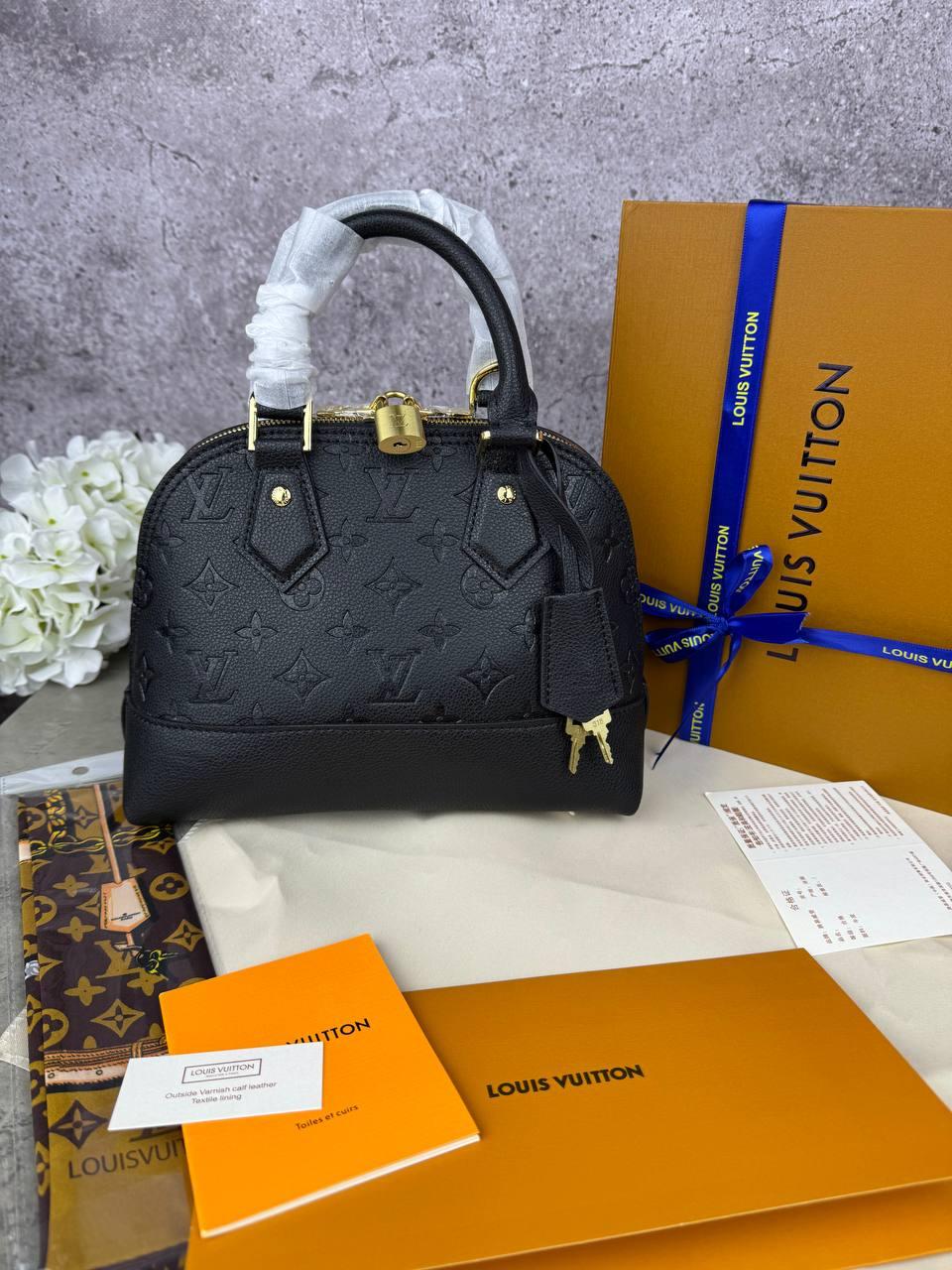 Louis Vuitton Alma Black 1:1, фото 1
