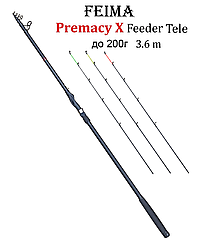 Вудлище телескопічне фідерне 3.6 м до 200 г Premacy Aifeima Feeder Tele