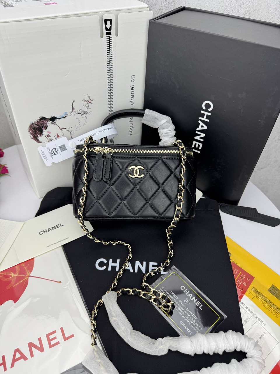 Chanel Black Gold (дзеркало) 17x10x8, фото 1