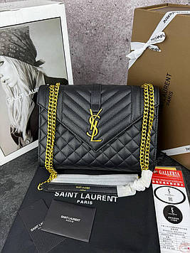 Yves Saint Laurent Envelope Black Gold