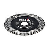 Диск відрізний алмазний по гресу і кераміці Ø= 125/22.2x 1.8 мм сухий різ Yato YT-59973, фото 3