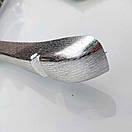 Пластикові плічки вішалки 39 см срібніі з широким плечем 3 см для одягу упаковка 5 шт, фото 4