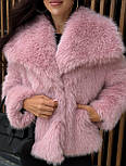 Коротка зимова шуба жіноча з еко хутра Автоледі— стиль і тепло без компромісів, фото 9