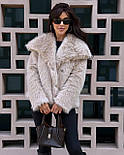Коротка зимова шуба жіноча з еко хутра Автоледі— стиль і тепло без компромісів, фото 6