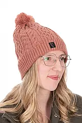 Шапка жіноча Fox Ladies Knitted Bobble