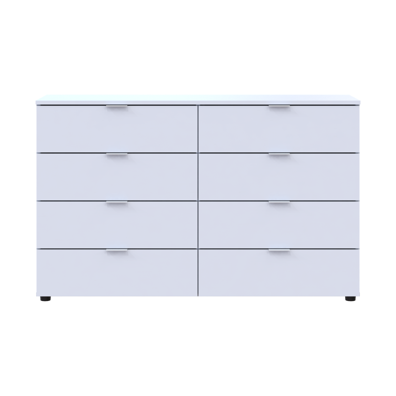Комод Doros Рон 8 Білий 8 Шухлядок 130х38х81 (41516172), фото 1