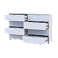 Комод Doros Рон 8 Білий 8 Шухлядок 130х38х81 (41516172), фото 4