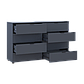 Комод Doros Рон 8 Графіт 8 Шухлядок, фото 6