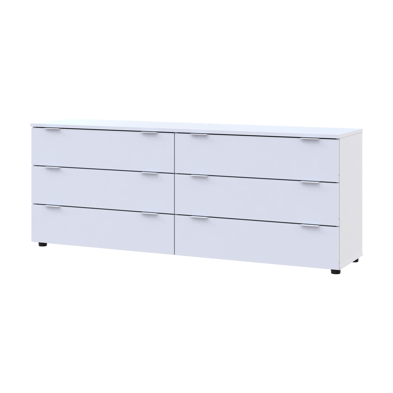 Комод Doros Рон 9 Білий 6 Шухлядок 160х38х62 (41516175), фото 1