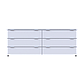 Комод Doros Рон 9 Білий 6 Шухлядок 160х38х62 (41516175), фото 6