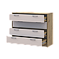 Комод Doros Ронді Дуб Артізан/Кашемір 4 шухляди, фото 2