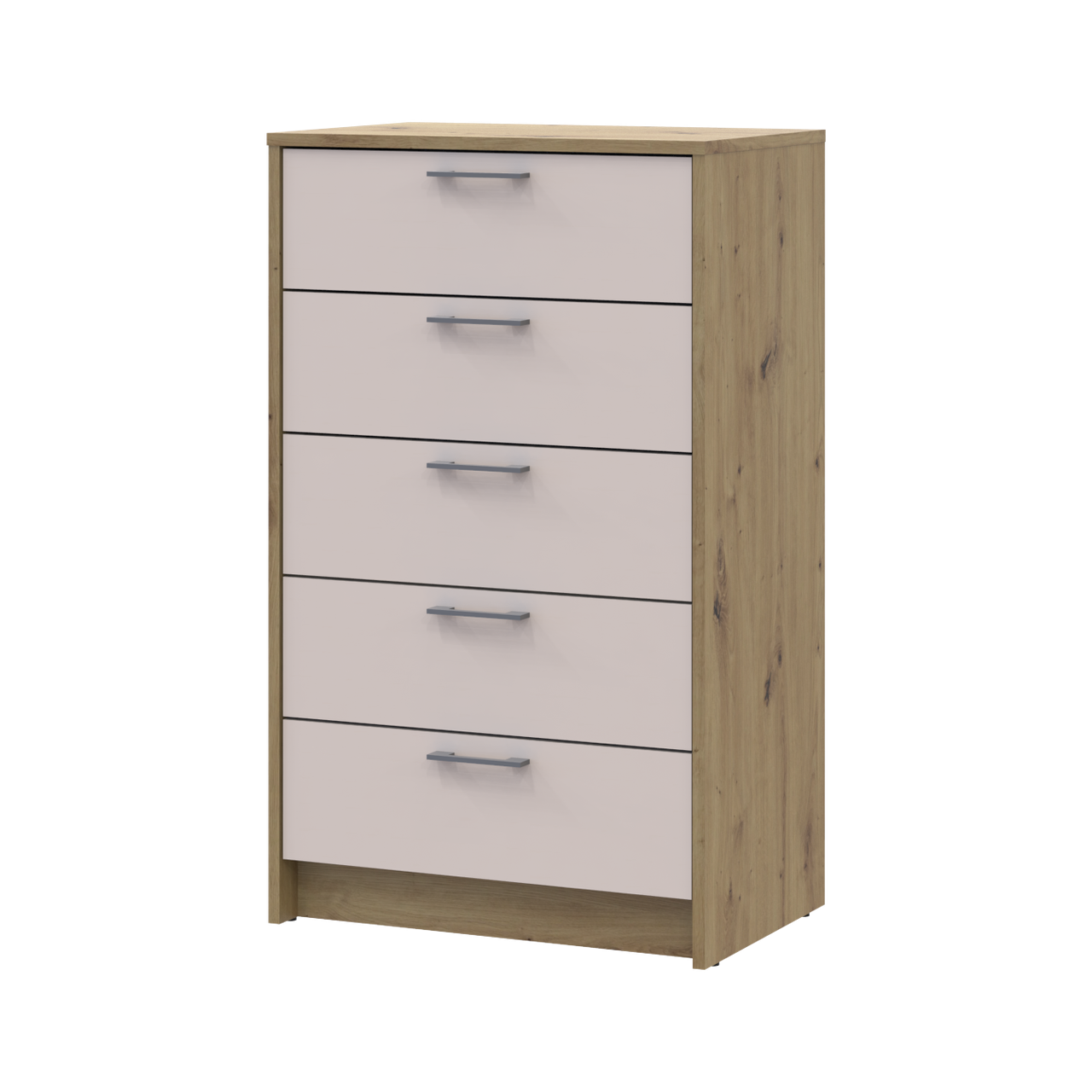 Комод Doros Ронді Дуб Артізан/Кашемір 5 шухляд 60х40х100 (41516189), фото 1