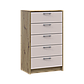 Комод Doros Ронді Дуб Артізан/Кашемір 5 шухляд 60х40х100 (41516189), фото 4