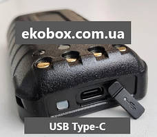 Акумулятор для портативної радіостанції Quansheng TG-UV2 Plus 4000 mAh з USB-C зарядкою_Екобокс