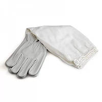 Рукавички шкіряні для бджоляра XXL (білі)