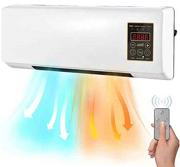 Настінний тепловентилятор з пультом