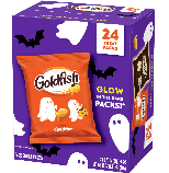 Крекери у формі золотих рибок Pepperidge Farm Goldfish Halloween Edition Cheddar Crackers 24шт 510г, фото 3
