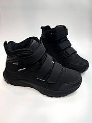 Зимові термо черевики для хлопчика American Club 17979 HL black чорні р.40-43