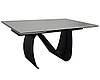 Julian Ceramic стіл обідній 160(240)*90 см сірий мат/чорний каркас ТМ Intarsio, фото 7
