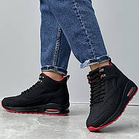 Кросівки жіночі зима на хутрі чорні стильні (12841632)