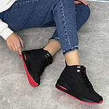Кросівки жіночі зима на хутрі чорні стильні (12841632), фото 3
