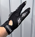 Моторукавички Vemar чорні з жорстким захистом (M, L, XL, XXL) – літні універсальні, фото 3