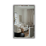 Дзеркало прямокутне з фацетом 20 мм, 1100х700 мм, фото 2