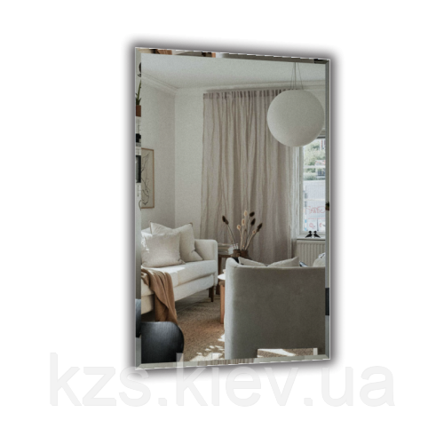 Дзеркало прямокутне з фацетом 20 мм, 1100х700 мм, фото 1
