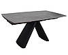 Greyson Ceramic стіл обідній 160(240)*90 см сірий мат/чорний каркас ТМ Intarsio, фото 9