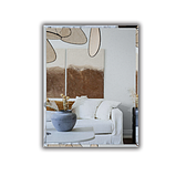 Дзеркало прямокутне з фацетом 20 мм, 900х700 мм, фото 2