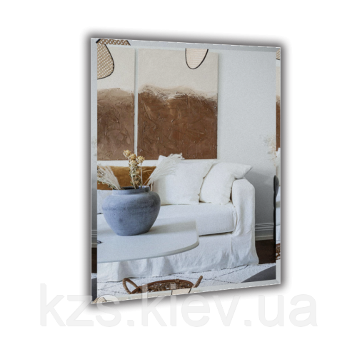 Дзеркало прямокутне з фацетом 20 мм, 900х700 мм, фото 1