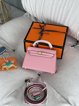 Hermes Kelly 22 pink 21,5*14*6