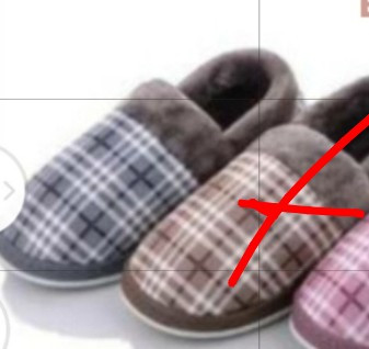 Капці тапки теплі велюрові хутряні зимові жіночі картаті на подарунок 35 36 37 38 39, фото 1