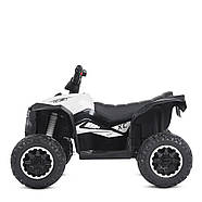 Дитячий електроквадроцикл 4959EBLR 12V з пультом 2.4G, EVA-колесами та шкіряним сидінням, фото 2