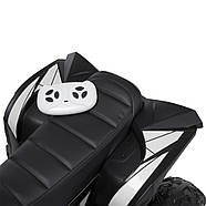 Дитячий електроквадроцикл 4959EBLR 12V з пультом 2.4G, EVA-колесами та шкіряним сидінням, фото 5