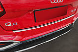 Захисна накладка на задній бампер для Audi Q2 рестайл 2020-2026 (нерж.сталь), фото 3