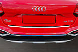 Захисна накладка на задній бампер для Audi Q2 рестайл 2020-2026 (нерж.сталь), фото 5