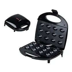 Горішниця електрична Luma Bella LB-58006 з антипригарним покриттям на 12 горішків, чорний