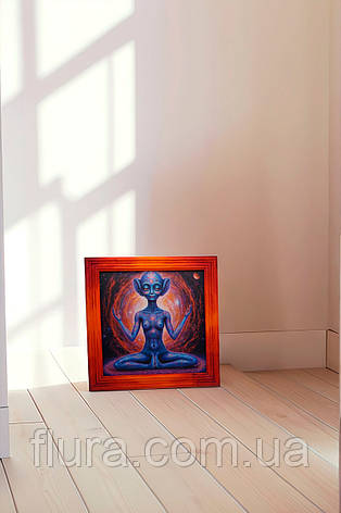 Картина для дому настінна авторська, містична 20×20 см / Картини на стіну для декору, фото 2