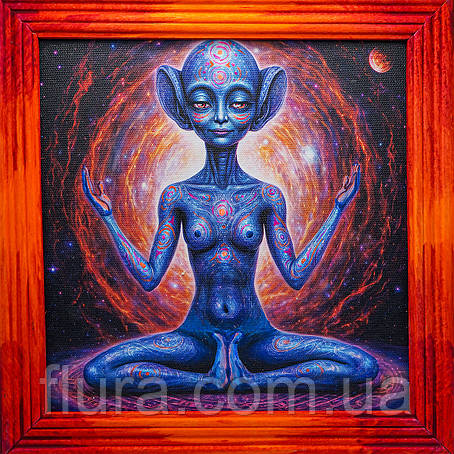 Картина для дому настінна авторська, містична 20×20 см / Картини на стіну для декору, фото 1