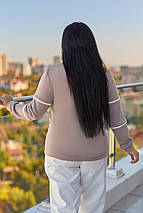 Жіночий теплий світшот великого розміру Розміри: 48-50, 52-54, фото 3