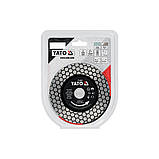 Диск відрізний алмазний по фарфору і граніту Ø= 125/22.2x 1.8 мм сухий різ Yato YT-59980, фото 4