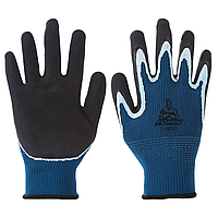 Рукавички зимові Tomik Т-950 синьо-біло-чорні, рукавички для складу взимку