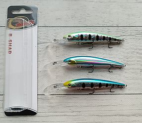 Набір Воблерів B-Shad Bandit 90mm 9.5g 3шт ( Bandit Walleye Deep )