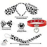 Набір карнавальний Далматинець Вушка, хвостик, носик, нашийник, фото 2