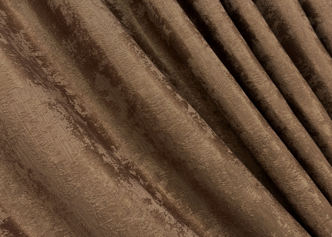 Шторна тканина жакард, колекція "Sultan XO", Туреччина, висота 2,8м. Колір коричневий. Код 1827ш, фото 1