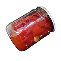 Консервований перець у власному соку шматочками 0,5л